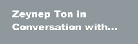 Zeynep Ton Event